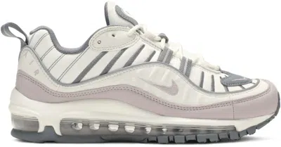 Pre-owned Nike Air Max 98 Violet Ash (women's) Sneakers In Summit White/cool Grey/reflective Silver