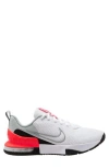 Nike Training Alpha 6 Trainers White In White/light Smoke Grey/particle Grey/bright Crimson
