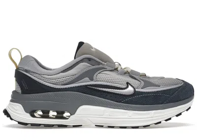 Pre-owned Nike Air Max Bliss Light Iron (women's) Sneakers In Light Iron All/cool Grey/armory Navy Blue