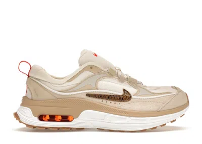 Pre-owned Nike Air Max Bliss Se (women's) Sneakers In Pale Ivory/picante Red/summit White