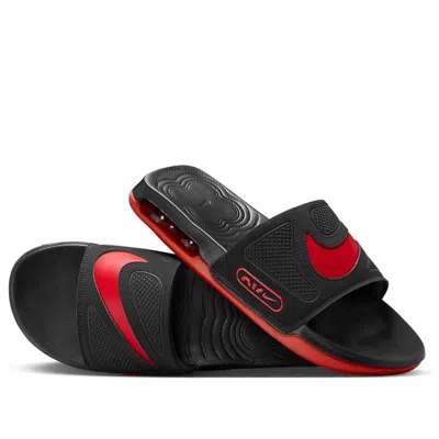 NIKE NIKE AIR MAX CIRRO SLIDE 'BLACK UNIVERSITY RED'