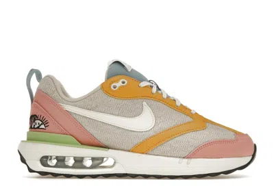 Pre-owned Nike Air Max Dawn Se Sun Club (women's) Sneakers In Light Orewood Brown/sanded Gold/light Madder Root