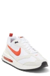 Nike Air Max Dawn Sneaker In White/orange