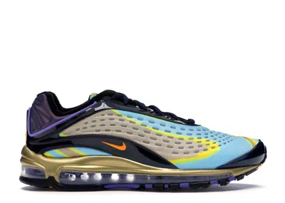 Pre-owned Nike Air Max Deluxe (women's) Sneakers In Midnight Navy Blue/laser Orange