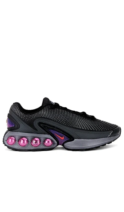 Nike Air Max Dn Sneakers In Black-gray In Black/light Crimson/dark Smoke Grey