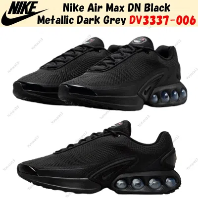 Pre-owned Nike Air Max Dn Black Metallic Dark Grey Dv3337-006 Us Men's 4-14 In Gray