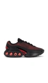 Nike Air Max Dn Sneakers In Black & Bright Crimson