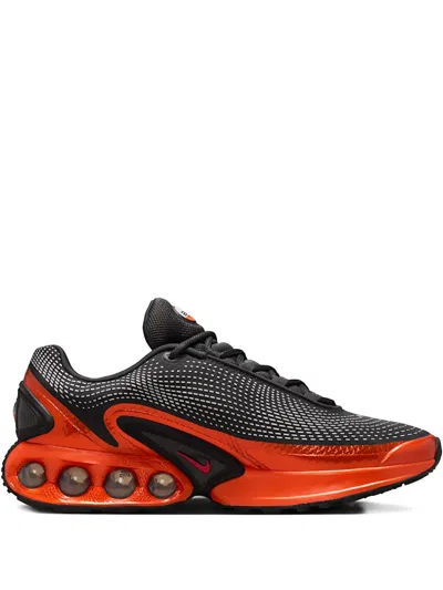 Nike Air Max Dn Qs In Dark Smoke Grey & Salsa Red