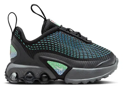 Pre-owned Nike Air Max Dn Sneakers In Black/hyper Cobalt Blue/rage Green