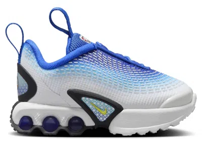 Pre-owned Nike Air Max Dn Vibrant Yellow Sneakers In Racer Blue/blue Fury/black In Multi