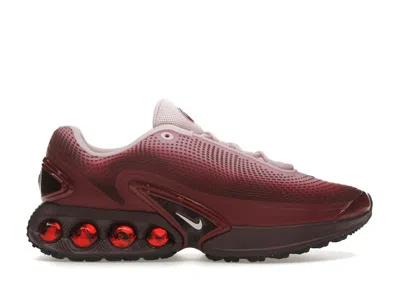 Pre-owned Nike Air Max Dn (women's) Sneakers In Team Red/burgundy Crush/black