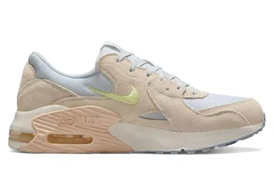 Pre-owned Nike Air Max Excee Cream Pale Blue (women's) Sneakers In Photon Dust/coconut Milk/guava Ice