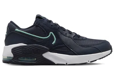 Pre-owned Nike Air Max Excee Emerald Rise Sneakers In Obsidian/jade Ice/white