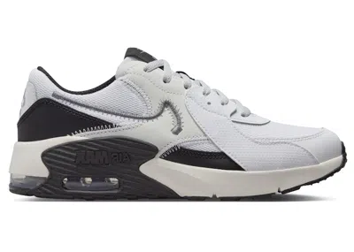 Pre-owned Nike Air Max Excee Metallic Cool Grey Sneakers In White/black/sail