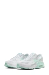 Nike Air Force 1 Shadow Leather Platform Sneakers In White/mint Foam-photon Dust