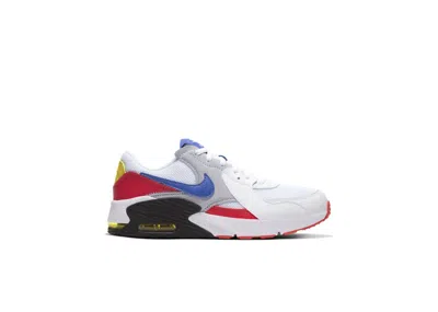 Pre-owned Nike Air Max Excee Sneakers In White/bright Cactus/track Red