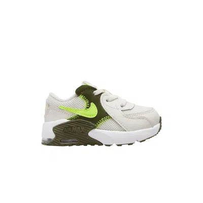 Pre-owned Nike Air Max Excee Td 'rough Green Volt' | Cream | Infant Size 3 In White