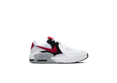 Pre-owned Nike Air Max Excee University Red Sneakers In White/black/wolf Grey In Multi