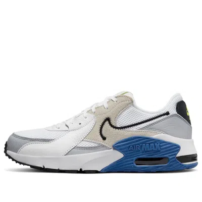 Nike Air Max Excee 'white Dark Royal Blue' In Animal Print