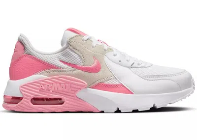 Pre-owned Nike Air Max Excee (women's) Sneakers In White/coral Chalk/sea Coral