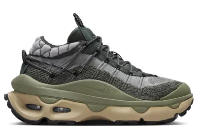 Pre-owned Nike Air Max Flyknit Venture Metallic Silver (women's) Sneakers In Vintage Green/light Army/khaki