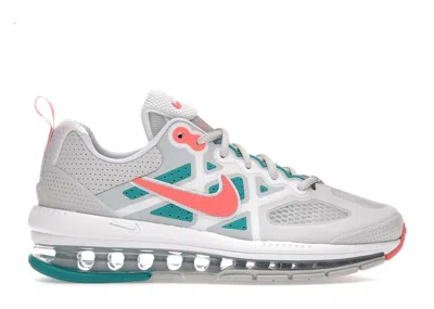 Pre-owned Nike Air Max Genome (women's) Sneakers In White/turquoise/orange In Multi