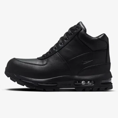 Pre-owned Nike Air Max Goadome Black Leather Boots (865031-009) Expeditedship