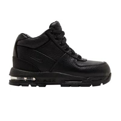 Pre-owned Nike Air Max Goadome Ps 'black Metallic Silver' | Kid's Size 1.5