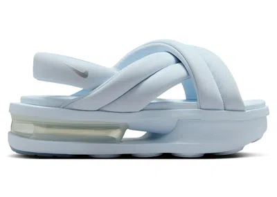 Pre-owned Nike Air Max Isla Sandal (women's) Sneakers In Blue Tint/metallic Silver In Multi
