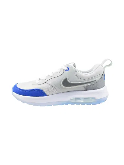 Nike Kids' Air Max Motif "hyper Royal" Sneakers In White