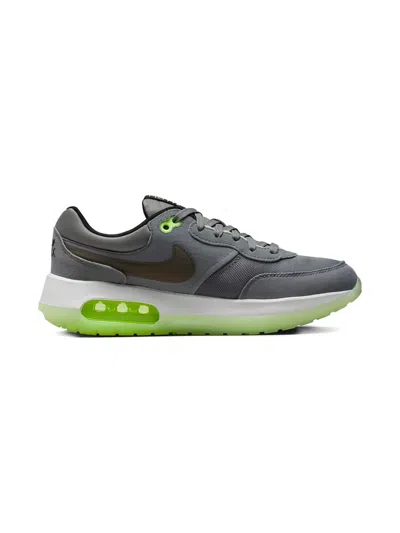 Nike Big Kids' Air Max Motif Casual Shoes In Smoke Grey/barely Volt/volt/black
