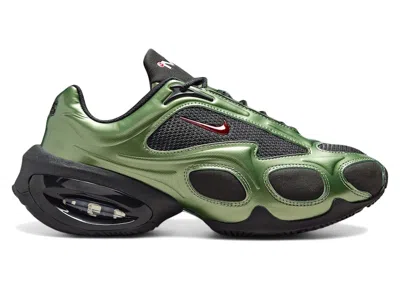 Pre-owned Nike Air Max Muse Metallic (women's) Sneakers In Black/oil Green/metallic Silver In Multi
