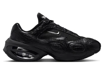 Pre-owned Nike Air Max Muse Se Crocodile (women's) Sneakers In Black/metallic Silver In Multi