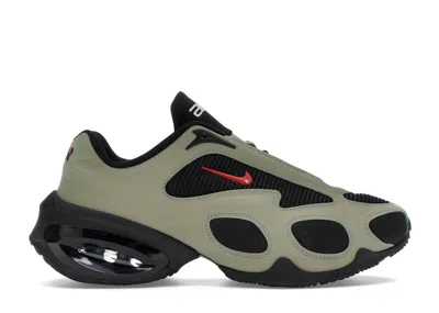 Pre-owned Nike Air Max Muse (women's) Sneakers In Black/university Red/oil Green