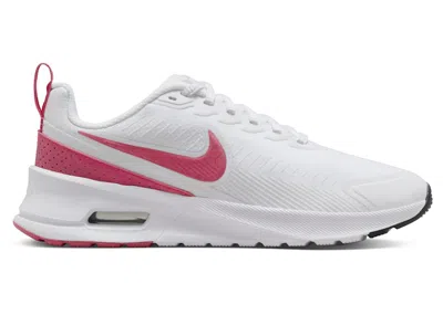 Pre-owned Nike Air Max Nuaxis Aster Pink (women's) Sneakers In White/black/comet Red