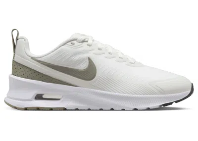 Pre-owned Nike Air Max Nuaxis Light Army (women's) Sneakers In Summit White/stone