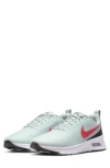 Nike Air Max Nuaxis Sneaker In Silver/picante Red/white