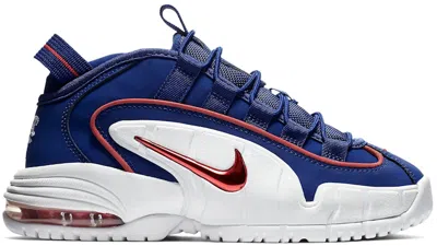 Pre-owned Nike Air Max Penny Lil Penny Sneakers In Deep Royal Blue/gym Red/white In Multi