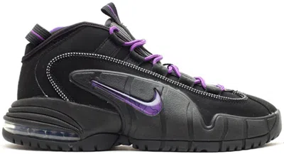 Pre-owned Nike Air Max Penny Phoenix Suns Sneakers In Black/club Purple/bright Mandarin