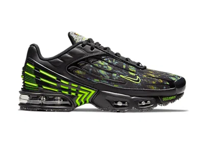 Pre-owned Nike Air Max Plus 3 Sneakers In Black/volt In Multi
