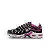 Nike Kids Black & Pink Air Max Plus Big Kids Sneakers In Black