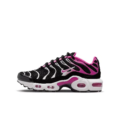 Nike Kids Black & Pink Air Max Plus Big Kids Sneakers