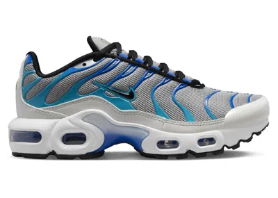 Pre-owned Nike Air Max Plus Black Sneakers In Light Smoke Grey/blue Lightning/racer Blue