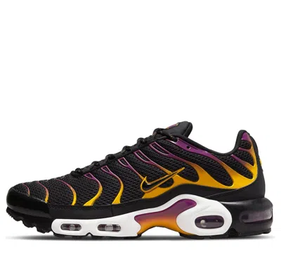 NIKE NIKE AIR MAX PLUS 'BLACK UNIVERSITY GOLD VIOTECH'