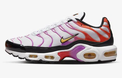 Nike Air Max Plus Dz3671-100 Women White Red Magenta Casual Sneaker Shoes Nr6525 In Multi