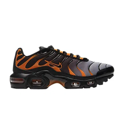 Pre-owned Nike Air Max Plus Gs 'black Team Orange' | Kid's Size 7