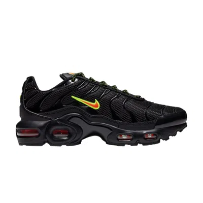Pre-owned Nike Air Max Plus Gs 'black Volt Hyper Crimson' | Kid's Size 6.5