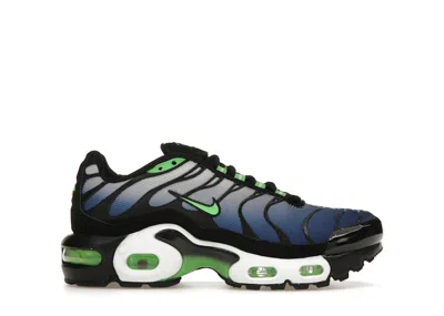 Pre-owned Nike Air Max Plus Icons Scream Green Sneakers In Black/white/deep Royal