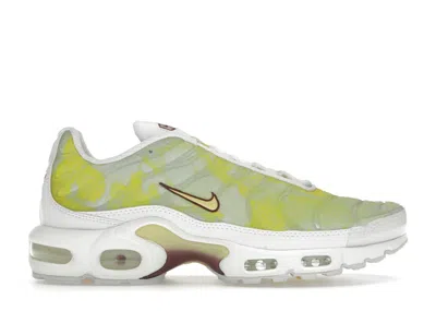 Pre-owned Nike Air Max Plus Lemon Wash (women's) Sneakers In White/football Grey/dark Team Red