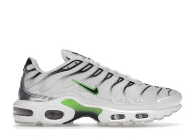 Pre-owned Nike Air Max Plus Metallic Silver (women's) Sneakers In White/neon/black In Multi